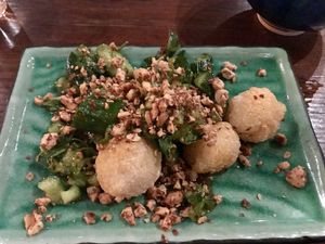 Bang bang (fried rice balls) at Ling Long in Stockholm