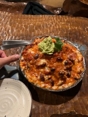 Nacho with vegan cheese at Mother in Tokyo