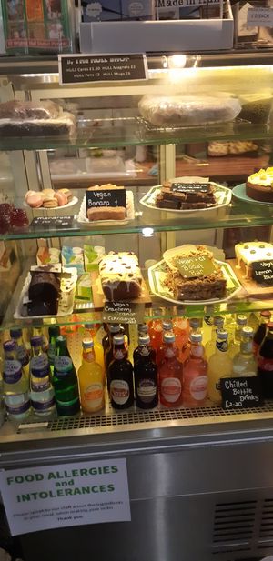 Vegan cakes at The Artisan in Hull