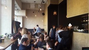 Dinning room at Tel Aviv Urban Food - Mickiewicza in Warsaw