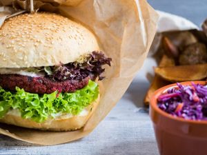 Burger at Tel Aviv Urban Food - Mickiewicza in Warsaw