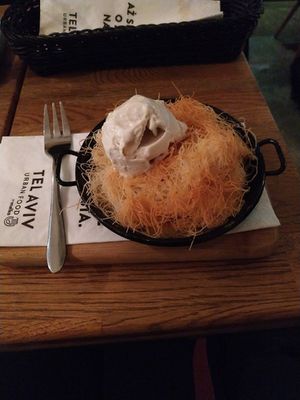 Knafeh at Tel Aviv Urban Food - Mickiewicza in Warsaw