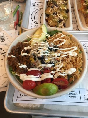 Quinoa taco salad at By Chloe - Seaport Blvd in Boston