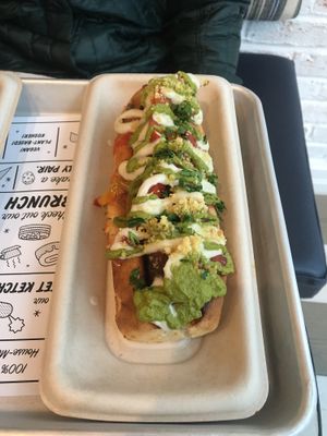 The grand pesto meatball at By Chloe - Seaport Blvd in Boston