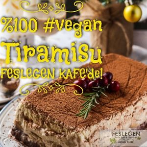 Vegan Tiramisu at Feslegen Butik in Izmit
