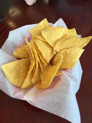Complimentary Housemade Tortilla Chips - Taco Rico at Taco Rico in Miami Beach