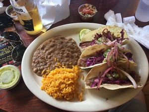 Vegan tacos at Taco Rico in Miami Beach