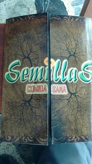 Menu at Semillas Comida Sana in Pereira