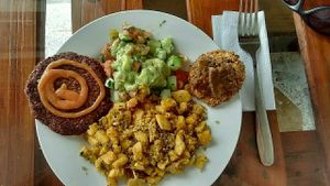 Lunch , March 2017 at Semillas Comida Sana in Pereira