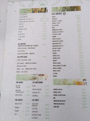 Drinking at Les Cuistots in Liege