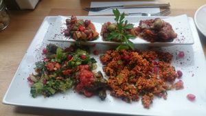 Mezzes you 5 at Les Cuistots in Liege