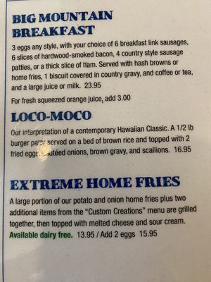 Vegan in green  at Ernie's Coffe Shop in South Lake Tahoe