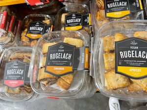 a few of the vegan options in the bakery   at Town & Country in Mill Creek