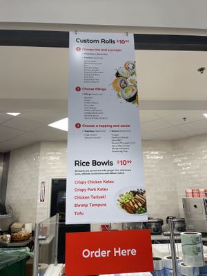 build your own rolls and tofu bowls!   at Town & Country in Mill Creek