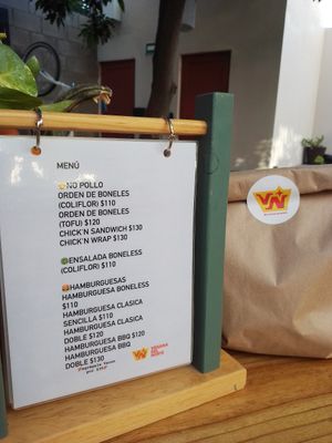 Menú 27/10/22 at Vegana Del Norte in Hermosillo