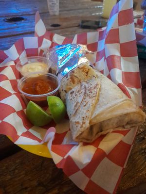 Burro percheron (menú secreto) at Vegana Del Norte in Hermosillo