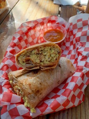 Burro de tofu (desayunos) at Vegana Del Norte in Hermosillo