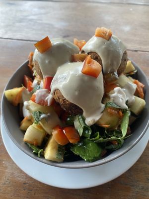 Falafel bowl   at Good Earth Cafe in 