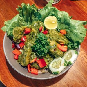 Pumpkin and Spinach Gnocchi at Good Earth Cafe in 