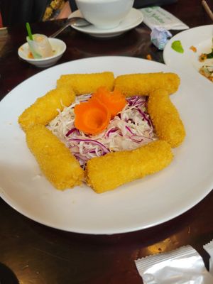 Fried fruit  #Veganuary at Vinh Nghiem in Ho Chi Minh City