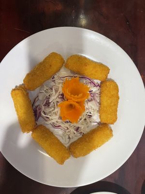 Fruit spring rolls   at Vinh Nghiem in Ho Chi Minh City