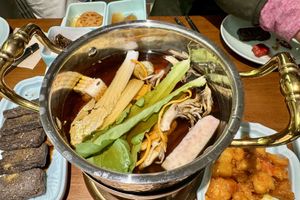 Hot pot #Veganuary at Puti Vegetarian in Xiamen
