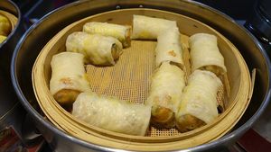 dim sum  at Puti Vegetarian in Xiamen