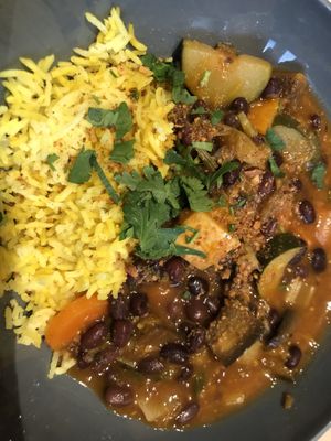 Beans without meat at apeti in Paris