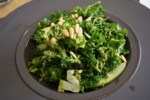 Kale Salad at apeti in Paris