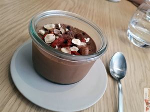 Chocolate mousse at apeti in Paris