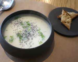 daikon soup (soup of the day) at apeti in Paris