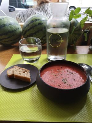 Watermelon Gaspacho at apeti in Paris