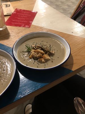 Mushroom soup at B12 Candy Bar - Maybe closed in Kyiv