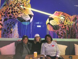 Us with the Chef at Wynwood in Paris