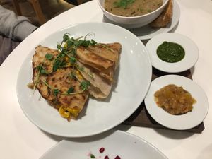 dosa at Think Love Juices & Vegan Food in Wroclaw