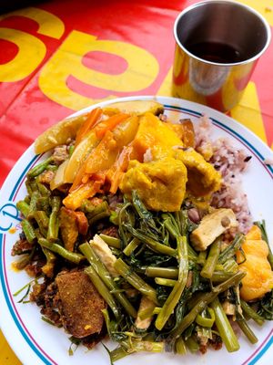 60b, free chinese tea at Jwawa ร้านอาหารเจวาวา in Surat Thani