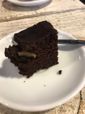 Dessert at Yummy Veggie in Barcelona