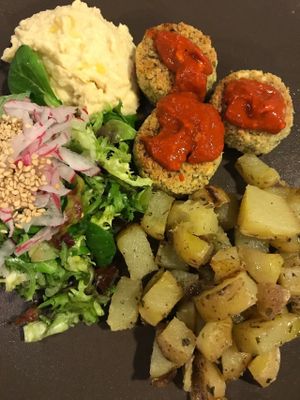 Falafel  at Yummy Veggie in Barcelona