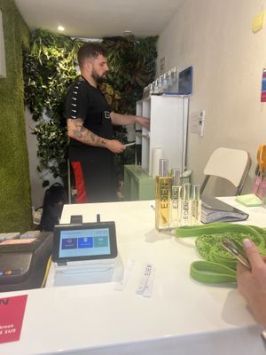 The till   at Eden Perfumes - The Lanes in Brighton
