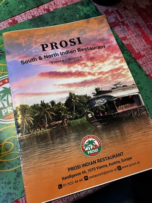   at Prosi Indian Restaurant in Vienna