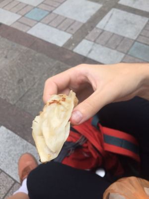 Pan fried dumpling at Shàng Dǐng HuángJiā 上頂皇家 - Wanhua District in Taipei