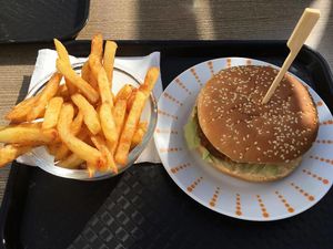 Menu burger classic, delicious!  at Vega'Sun in Golfe-juan