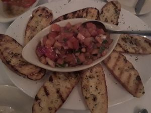 Vegan menu Bruschetta at Ginos in Dyer
