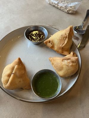 Potato samosa   at Chutney Masala in Irvington