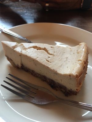 Vegan Cheesecake at Lalibela Ethiopian Cuisine  in Mt Kisco