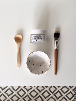 A photo from the Miss Patisserie Instagram of their powdered face mask. at Miss Patisserie in Cardiff