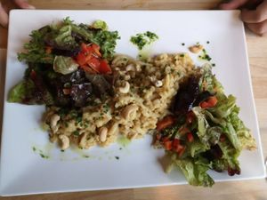 Cashew-Käse Spätzle at Windeck - Lachen & Wein in Offenburg