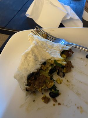 Breakfast burrito  at Cool River Coffee House & Bakery in Breckenridge