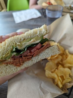Smart BLT with spicy mayo at Cool River Coffee House & Bakery in Breckenridge