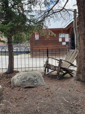 Outdoor seating  at Cool River Coffee House & Bakery in Breckenridge